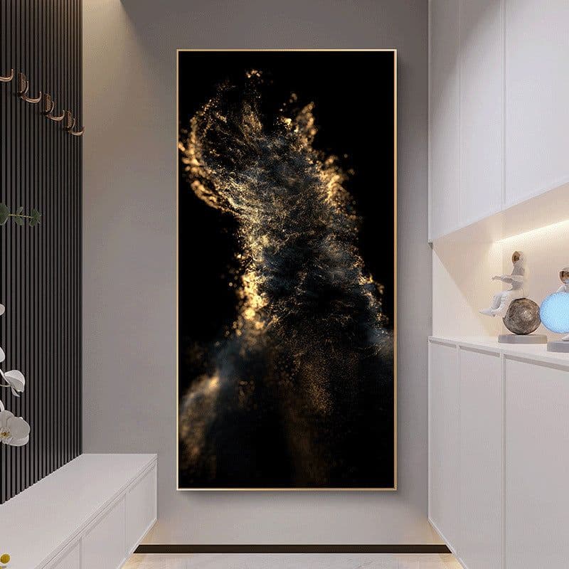 image-Abstract Art Oil Painting HD Frameless Canvas Painting Furniture Living Room Bedroom Decoration Painting Customization
