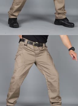 image-Tactical pants spring men's special forces camouflage pants overalls autumn outdoor multi-pocket pants wear-resistant IX7 military fan pants