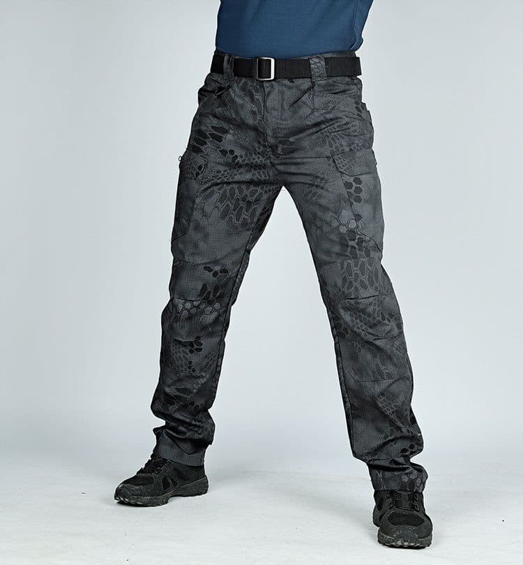 image-Tactical pants spring men's special forces camouflage pants overalls autumn outdoor multi-pocket pants wear-resistant IX7 military fan pants