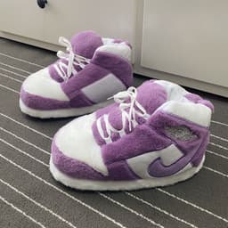 image-Spoof aj cotton slippers, net red winter fat coconut cotton shoes, non-slip thickened plush shoes, funny men's and women's cotton shoes
