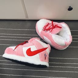 image-Spoof aj cotton slippers, net red winter fat coconut cotton shoes, non-slip thickened plush shoes, funny men's and women's cotton shoes