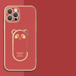 image-Panda Magnetic Ring Holder Phone Case Cover