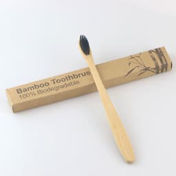 image-Bamboo Toothbrush Set Eco-friendly Bamboo Toothbrush Small Head Soft Hair Adult Bamboo Charcoal Toothbrush