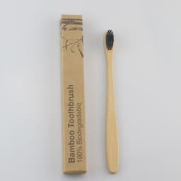 image-Bamboo Toothbrush Set Eco-friendly Bamboo Toothbrush Small Head Soft Hair Adult Bamboo Charcoal Toothbrush