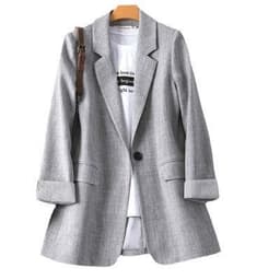 image-Chic Suit Jacket for Women Spring and Autumn 2023 New Korean Style One Button Casual Internet Popular Slim-Fitting Small Tailored Suit Top Fashion
