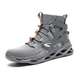image-Cross-border labor insurance shoes men's fall/winter breathable anti-smashing steel toe cap work shoes protective shoes breathable high-top