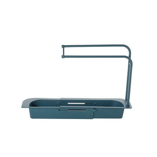image-NEW Telescopic Sink Rack Holder Expandable Storage Drain Basket For Home Kitchen Household Adjustment Rack Home Kitchen Storage
