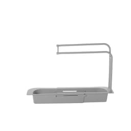 image-NEW Telescopic Sink Rack Holder Expandable Storage Drain Basket For Home Kitchen Household Adjustment Rack Home Kitchen Storage