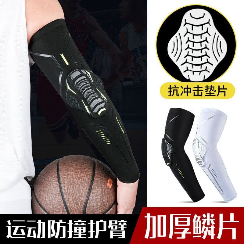 image-Sports arm sleeves honeycomb pressurized elbow pads outdoor basketball football mountain climbing cycling weightlifting protective gear