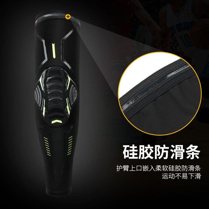 image-Sports arm sleeves honeycomb pressurized elbow pads outdoor basketball football mountain climbing cycling weightlifting protective gear