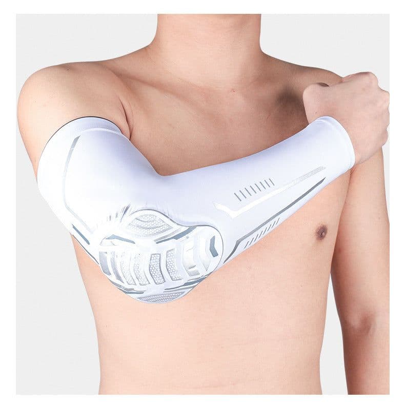 image-Sports arm sleeves honeycomb pressurized elbow pads outdoor basketball football mountain climbing cycling weightlifting protective gear