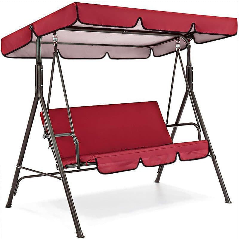 image-Factory wholesale 210D swing cover set garden garden swing ceiling cover swing seat cover