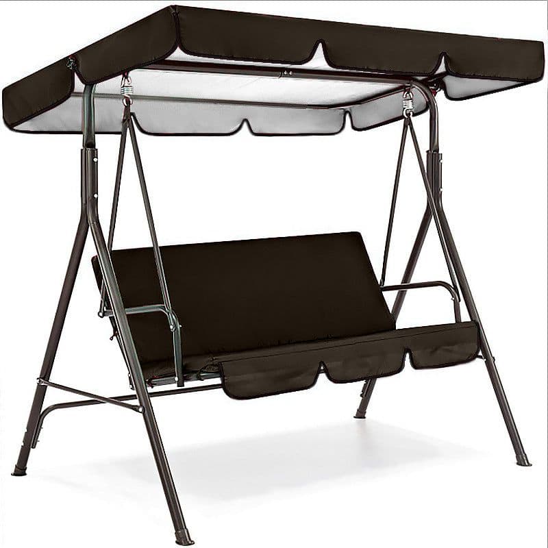image-Factory wholesale 210D swing cover set garden garden swing ceiling cover swing seat cover