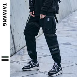 image-Factory direct sale trendy brand overalls men's 2022 autumn and winter new multi-pocket pants men's high street casual pants men