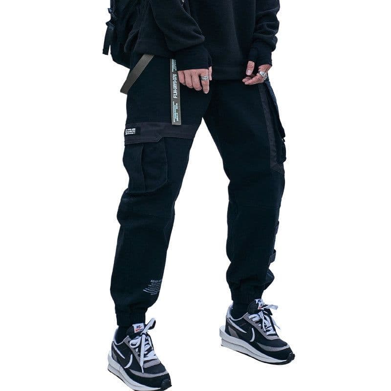 image-Factory direct sale trendy brand overalls men's 2022 autumn and winter new multi-pocket pants men's high street casual pants men