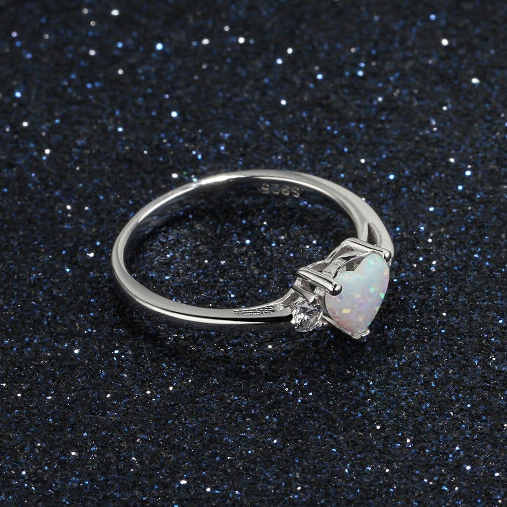 image-Lam Hub Fong Opal Heart Ring Silver 925