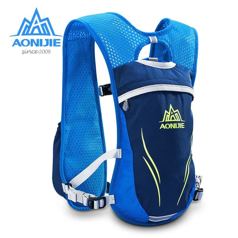image-Aonijie wholesale running backpack trail running outdoor riding bag marathon backpack ultralight water bottle vest bag