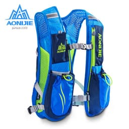 image-Aonijie wholesale running backpack trail running outdoor riding bag marathon backpack ultralight water bottle vest bag