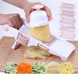 image-Multifunction kitchen shredder shredding device for fast vegetables chopped vegetables shredded potato shredding device grater slicer