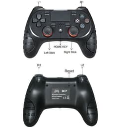 image-Six Axis Double Vibration Game Handle With Light
