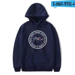 image-2019 new Korean men's combination stray kids Korean hooded sweater men and women support customization