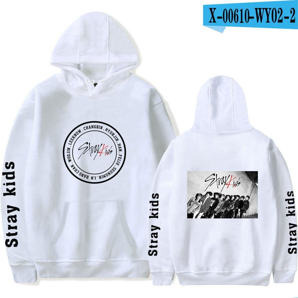 image-2019 new Korean men's combination stray kids Korean hooded sweater men and women support customization