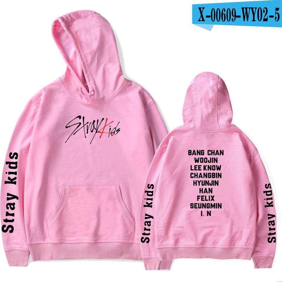 image-2019 new Korean men's combination stray kids Korean hooded sweater men and women support customization