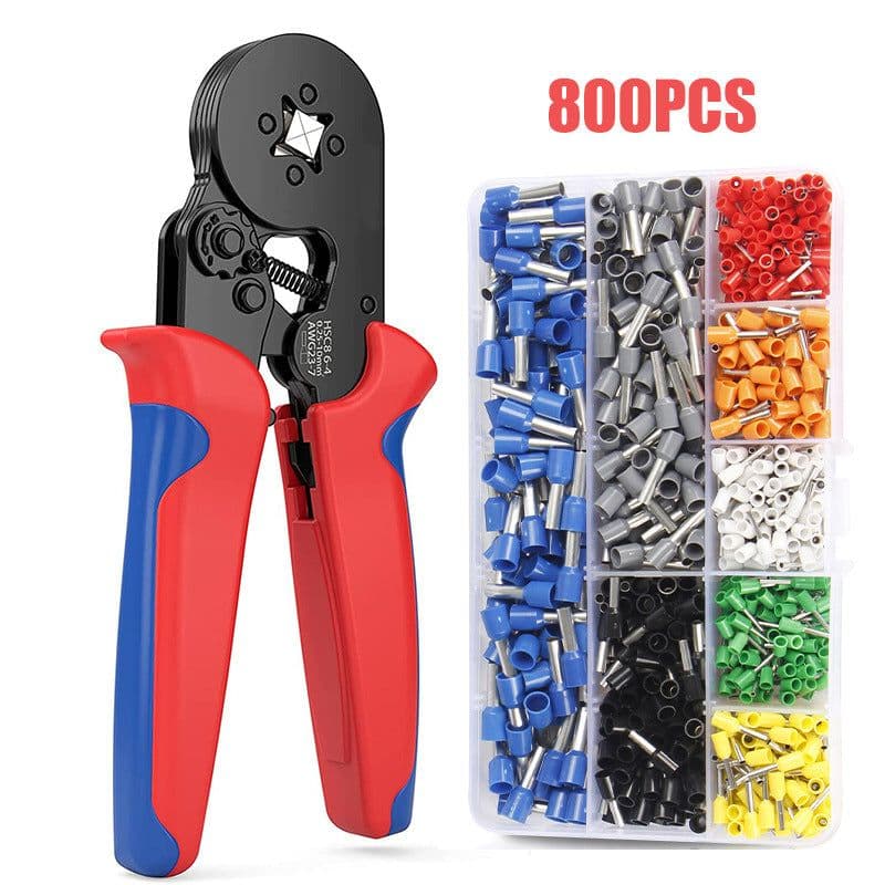 image-Cross-border exclusive for HCS8 6-4/6-6 European tubular terminal crimping pliers crimping pliers cold pressing tool