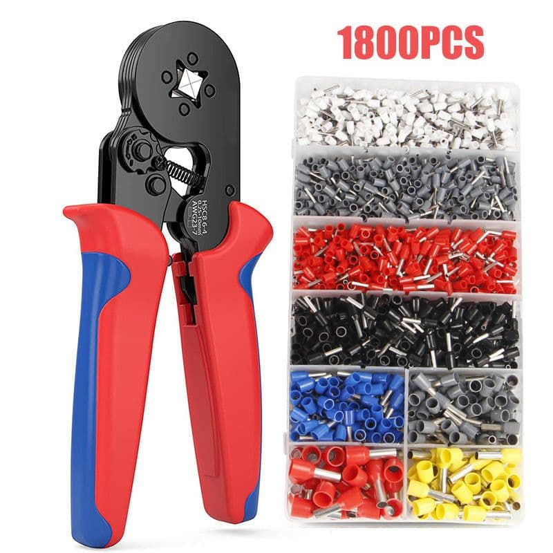 image-Cross-border exclusive for HCS8 6-4/6-6 European tubular terminal crimping pliers crimping pliers cold pressing tool