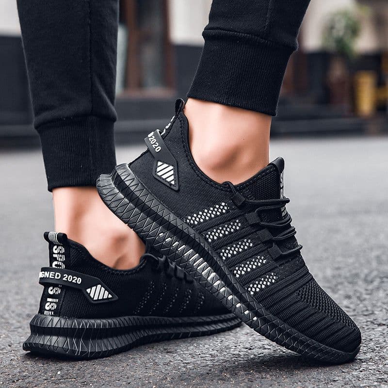 image-Shoes men's trendy shoes sports shoes flying woven men's shoes casual trend men's sports shoes light cold sticky cross-border foreign trade 6766