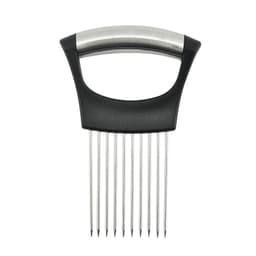 image-Cross-border stainless steel onion needle slicer meat tenderizer loose meat color boxed onion cutting vegetable and fruit holder kitchen