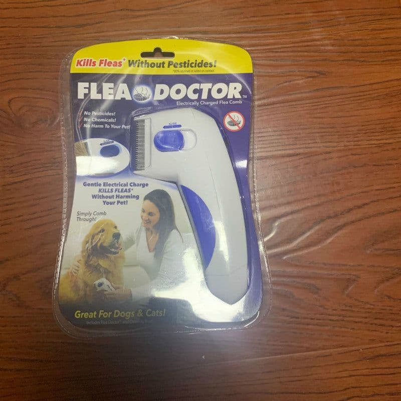 image-New electric lice remover, flea cleaning brush, lice removal comb, pet dog lice catch
