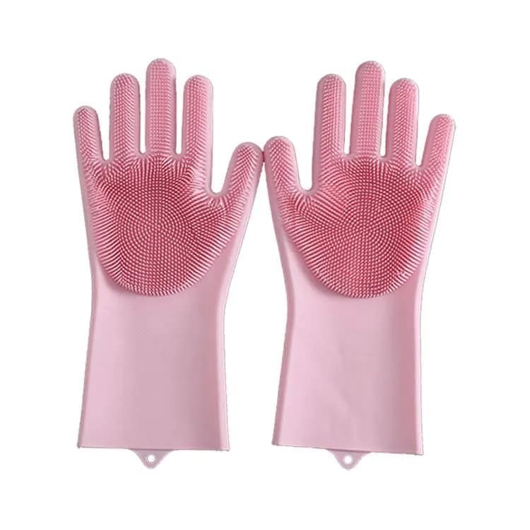 image-Dishwashing Gloves Kitchen Gloves Microwave Oven Gloves Insulation Gloves Car Wash Gloves Household Cleaning Silicone Gloves