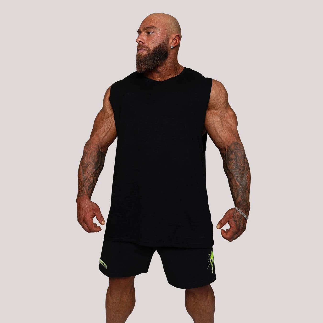 image-2021 cross-border spring and summer new muscle fitness brothers outdoor running vest gym sports sleeveless shirt men