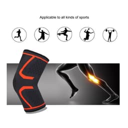 image-Sports Knee Pads Running Basketball Badminton Protective Gear Silicone Anti-sliding Knee Pads Children's Knee Pads Breathable Elastic Knee Pads
