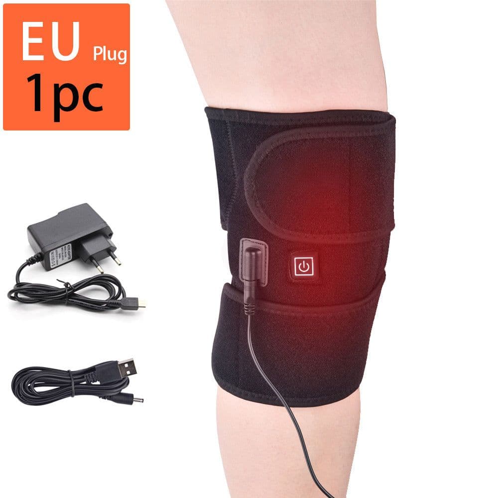 image-Source manufacturer electric heating old cold leg warming knee pads middle-aged and elderly knee joint warming protective equipment health massage