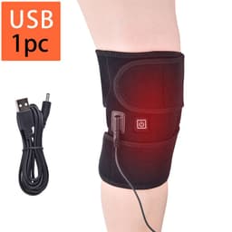 image-Source manufacturer electric heating old cold leg warming knee pads middle-aged and elderly knee joint warming protective equipment health massage