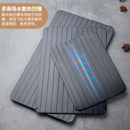 image-Cross-border fast thawing plate home kitchen meat de-icing fast speed seafood steak meat natural thawing plate