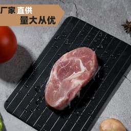 image-Cross-border fast thawing plate home kitchen meat de-icing fast speed seafood steak meat natural thawing plate