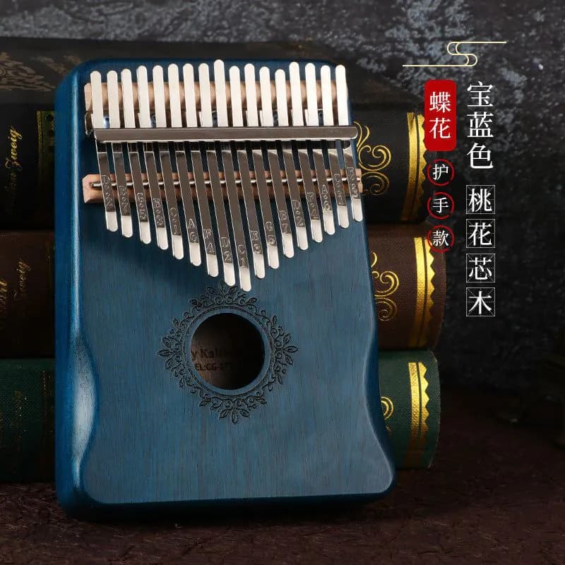 image-Thumb piano 17-tone Kalimba kalimba Acacia 21-tone Kalimba finger piano Two-finger piano instrument