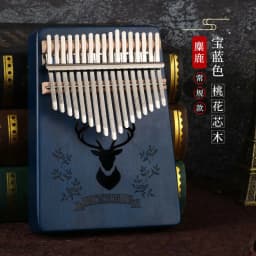 image-Thumb piano 17-tone Kalimba kalimba Acacia 21-tone Kalimba finger piano Two-finger piano instrument