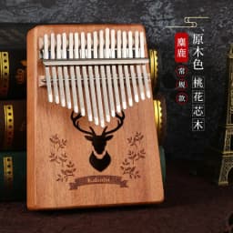 image-Thumb piano 17-tone Kalimba kalimba Acacia 21-tone Kalimba finger piano Two-finger piano instrument