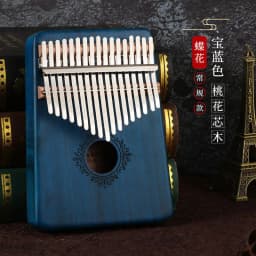 image-Thumb piano 17-tone Kalimba kalimba Acacia 21-tone Kalimba finger piano Two-finger piano instrument