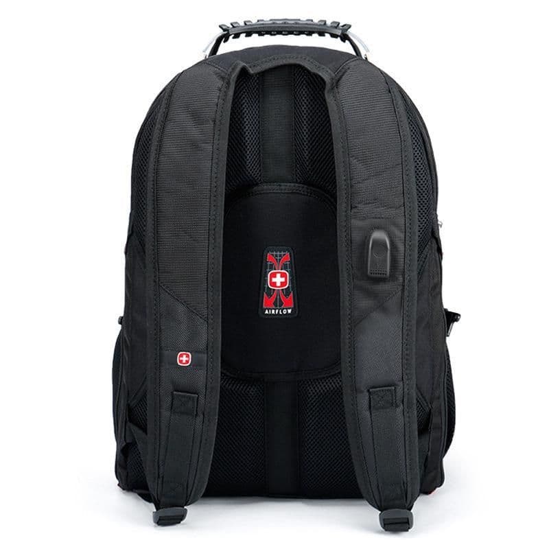 image-Classic Outdoor Fashion Casual Black Backpack