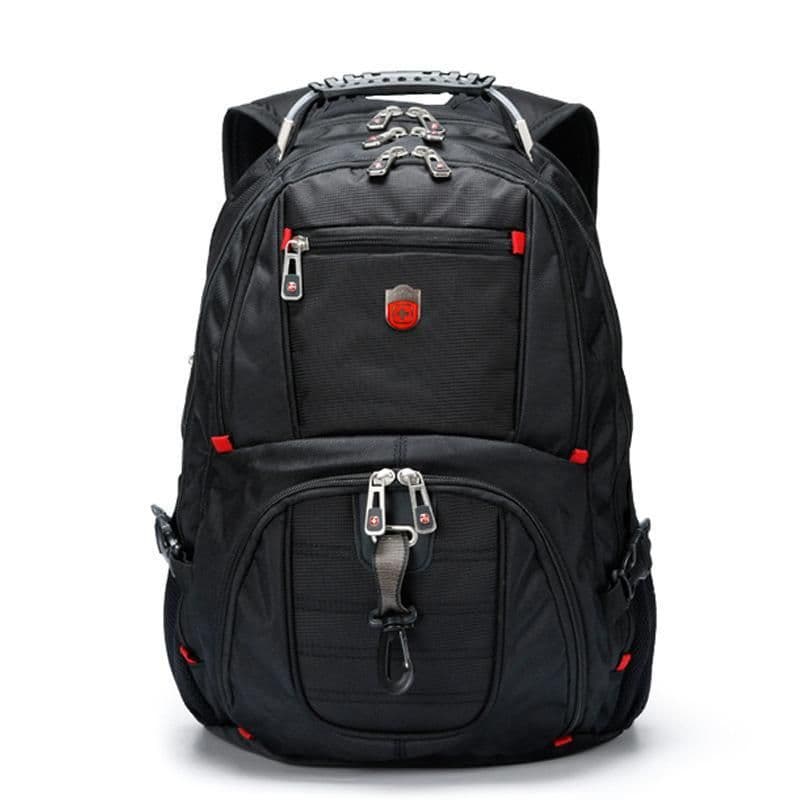 image-Classic Outdoor Fashion Casual Black Backpack