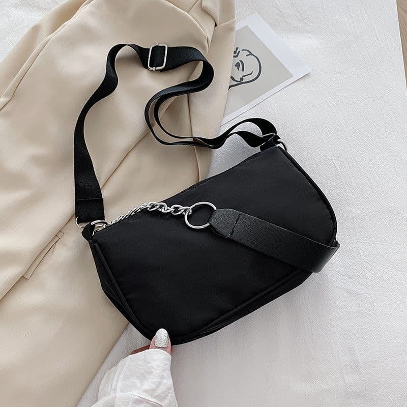 image-Net celebrity popular bags women's bags 2020 new trendy Korean version of wild ins Hong Kong style underarm bag shoulder messenger small bag
