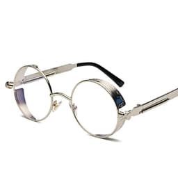 image-Retro punk sunglasses European and American round personality reflective glasses sunglasses men and women 886 glasses