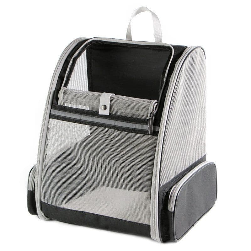 image-Cat Backpack Outing Bag Shoulder Summer Breathable Pet Travel Carrying Cat School Bag Cage Dog Dog Portable Cat Bag