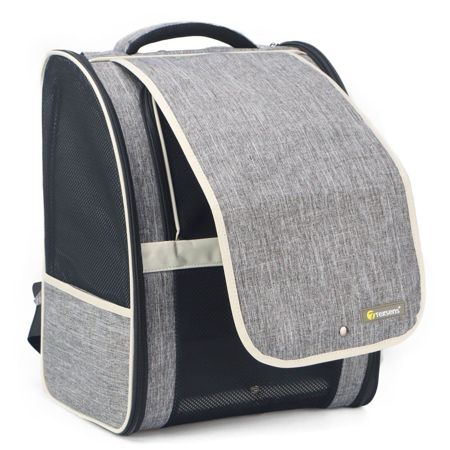 image-Cat Backpack Outing Bag Shoulder Summer Breathable Pet Travel Carrying Cat School Bag Cage Dog Dog Portable Cat Bag