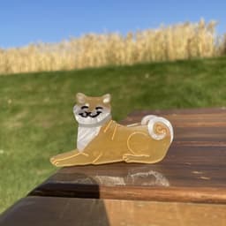 image-PAWSOME PETS NEW YORK Hand-painted Dog Breed Claw Hair Clip #4 | Eco-Friendly